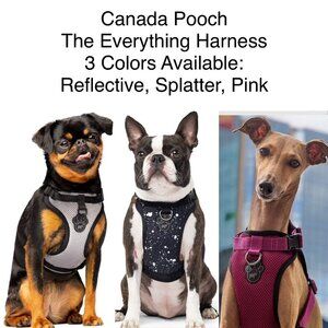 Canada Pooch The Everything Dog Harness - 3 Colors:‎ Reflective, Splatter, Pink